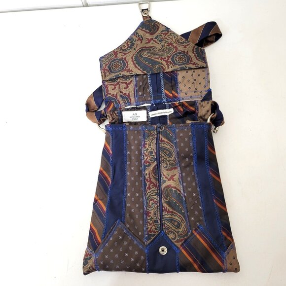 Handcrafted Alice Obie Original Shoulder Bag Patchwork Design With Adjustable St - Picture 6 of 9